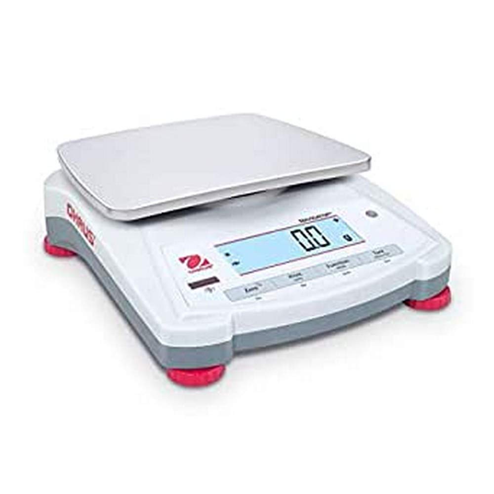 OHAUS NVT6200-EU Navigator - Balanza portátil (capacidad de 6200 g, legibilidad de 1 g, 174 mm x 230 mm)