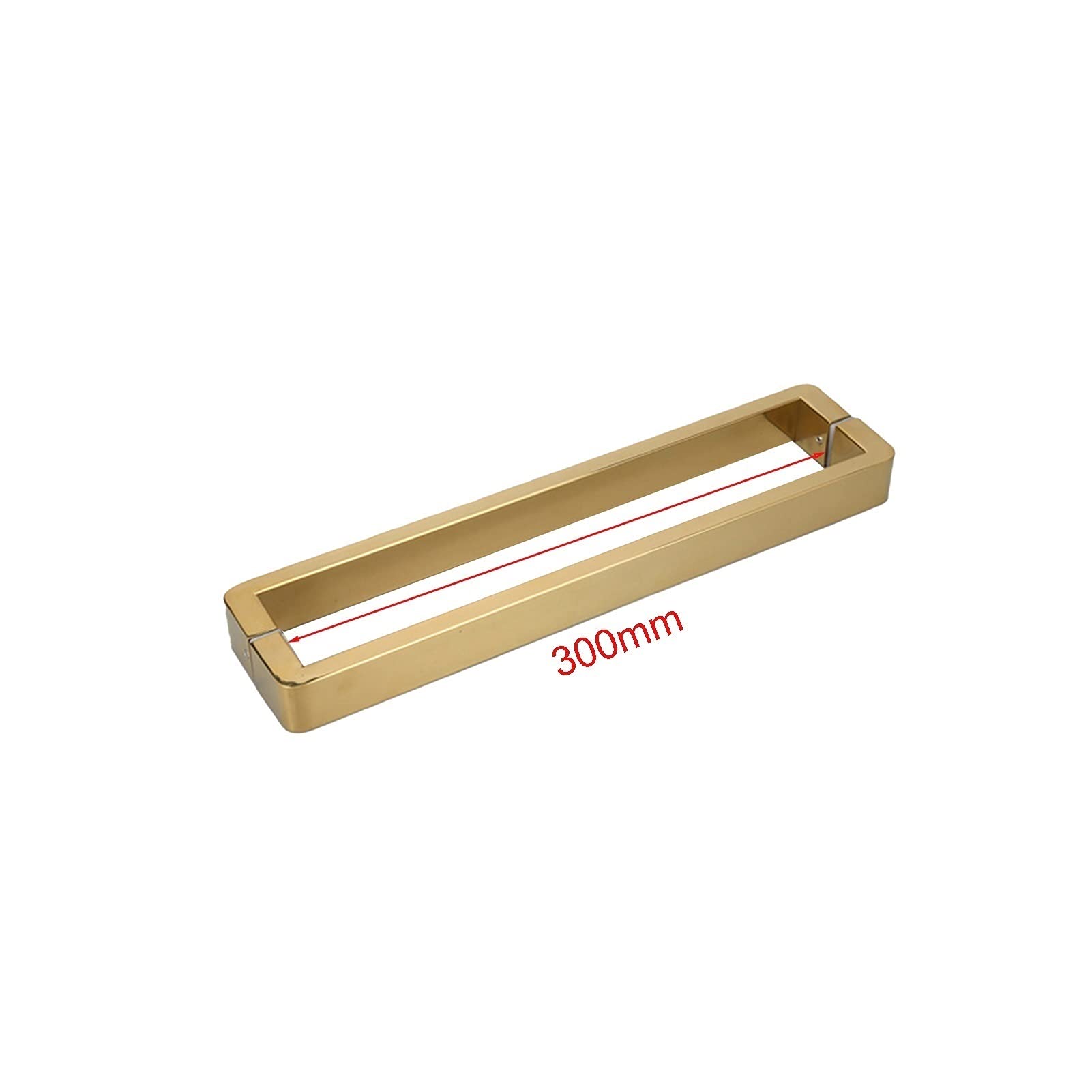 Klamka do drzwi Push-Pull ze stali nierdzewnej do domu, push and pull szklane klamki, zastąp stare lub uszkodzone klamki (rozmiar: 300 mm)