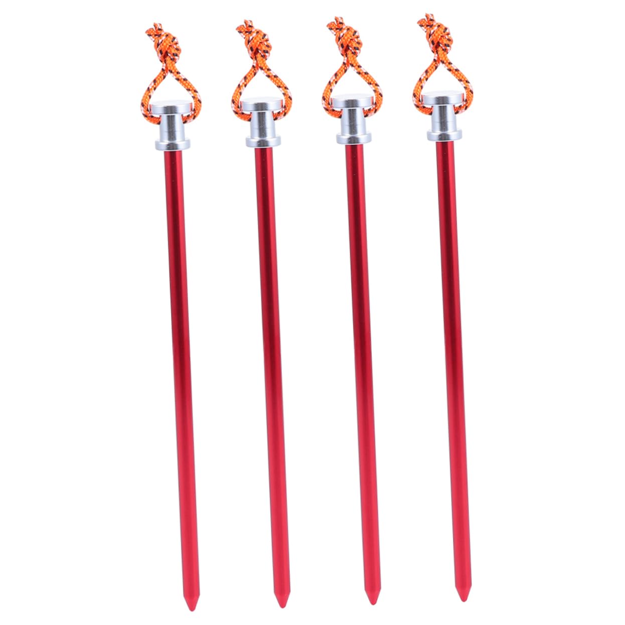 Piquets de tente en métal robuste pour camping et fixation au sol de jardin