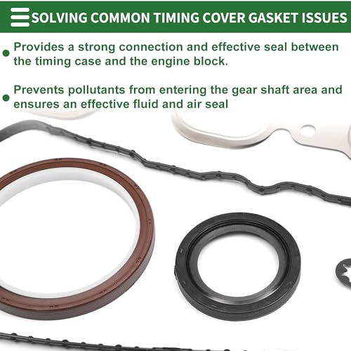 Image of Motoforti Engine Valve Cover Gasket Kit Head Gasket Intake Exhaust Manifold Gasket Set No.HS26744PT for GMC Yukon 5.3L 2015-2020 1 Set Engine Car