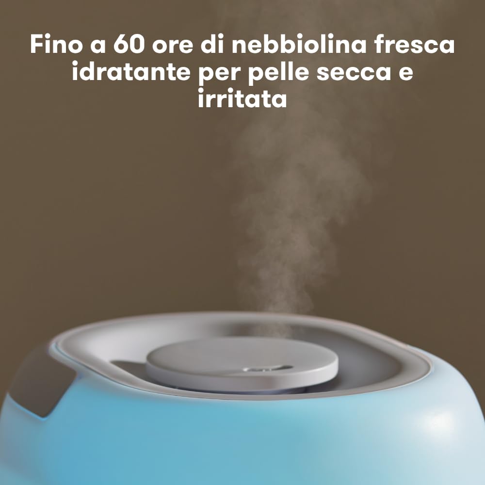 Frida Baby Umidificatore 3 in 1 Diffusore Oli Essenziali, Luce Notturna 2.0