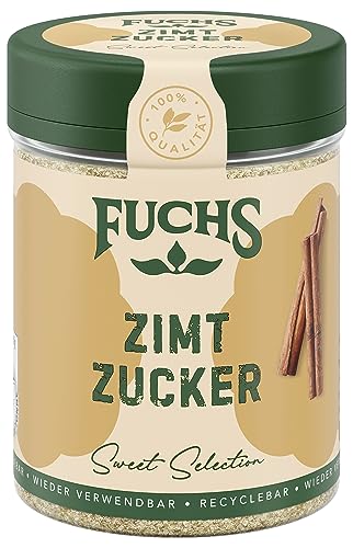Fuchs Gewürze - Zimt Zucker - Klassiches Gewürz für Milchreis, Pfannkuchen oder Waffeln - aus...