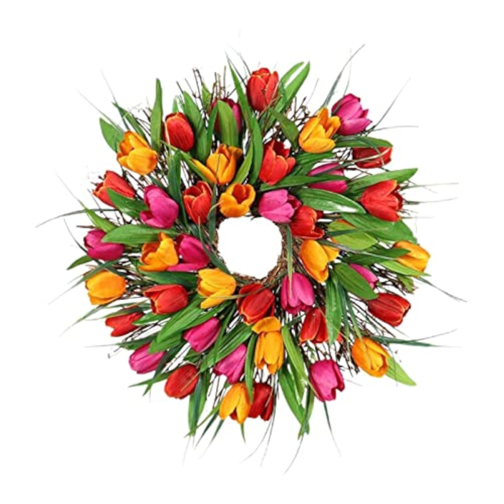 Door Wreath Vivifying Spring Window Garland Decor