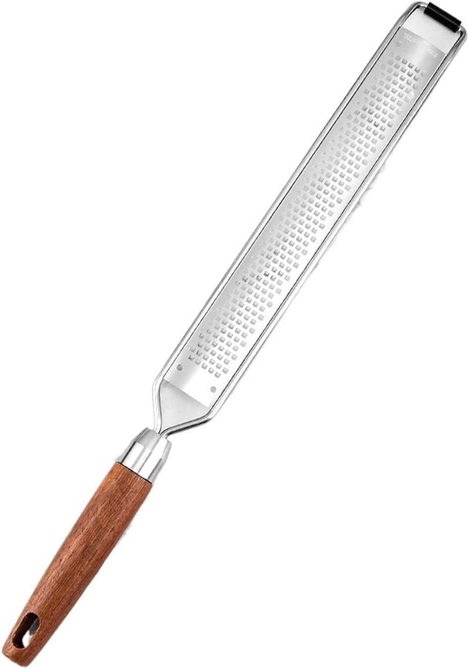 Cheese Grater Wooden Handle, Stainless Steel Multi-purpose Kitchen Shredder(Fine)