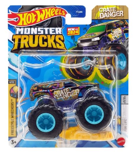 Hot Wheels Monster Trucks Crate Digger 2024 miniatura 1