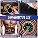 Electronic Muscle Stimulator with TENS & PMS Functions, Ab Belt Muscle Stimulator, Abs Stimulator Abdominal for Workout, Fitness, Strength Training, Pain Relief