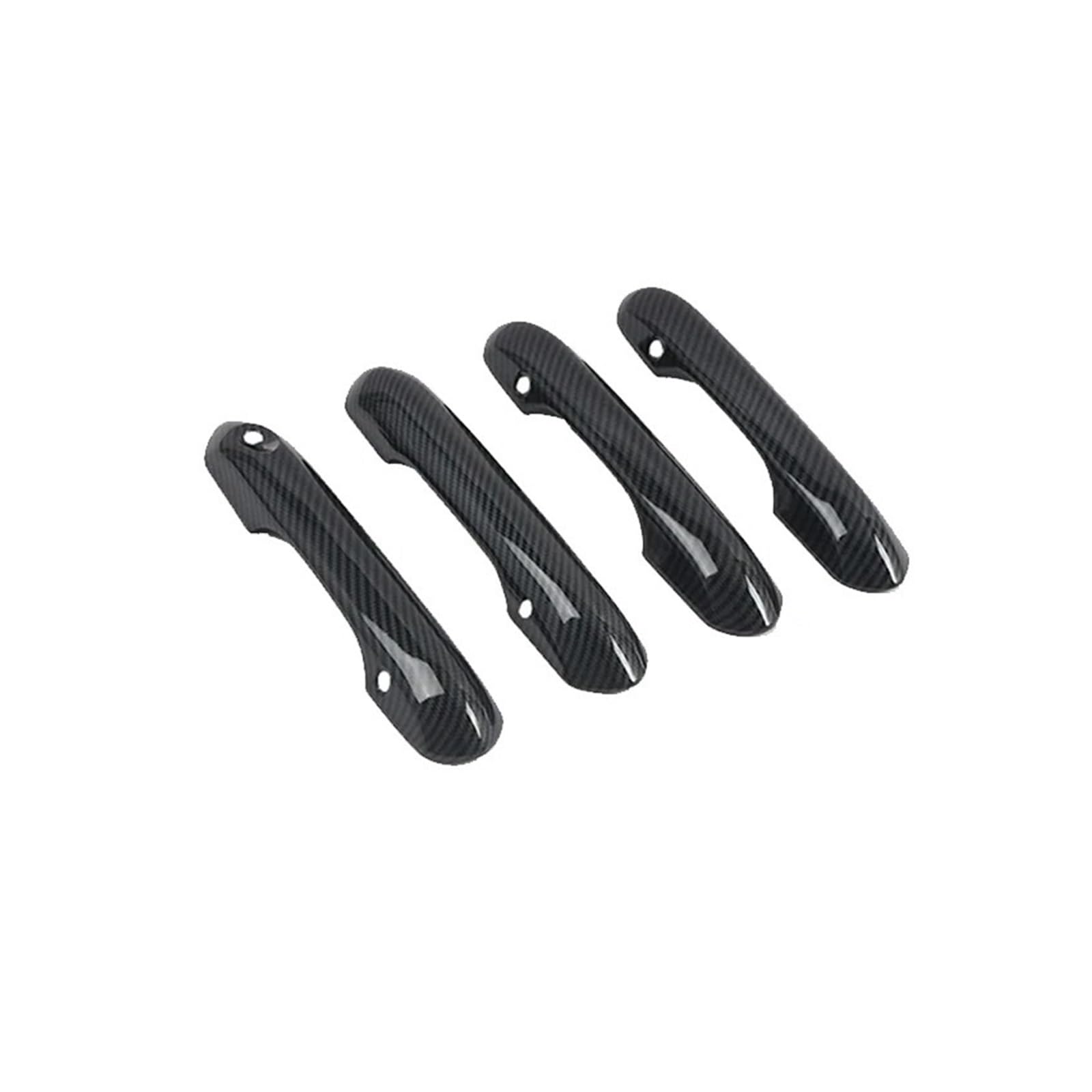 Ropaix Carbon Fiber Set Side Exterior Door Handle For Explorer U625 Mk6 2020-2024 Auto Anti-Dirty Door Handle Cover 4Pieces Abs(Carbon Fiber Set)
