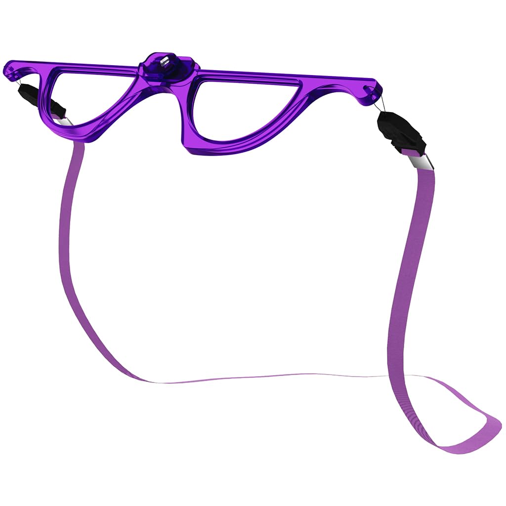 Eyekepper 6 Pack Handhold Magnifier Folding Reading Glasses Metalless Screwless Readers with Neck Strap