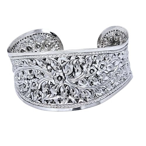Bracelet large en argent sterling 925 massif idée cadeau originale anniversaire