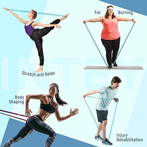 INTEY Pull up Assist Band Exercise Resistance Bands for Workout Body Stretch Powerlifting