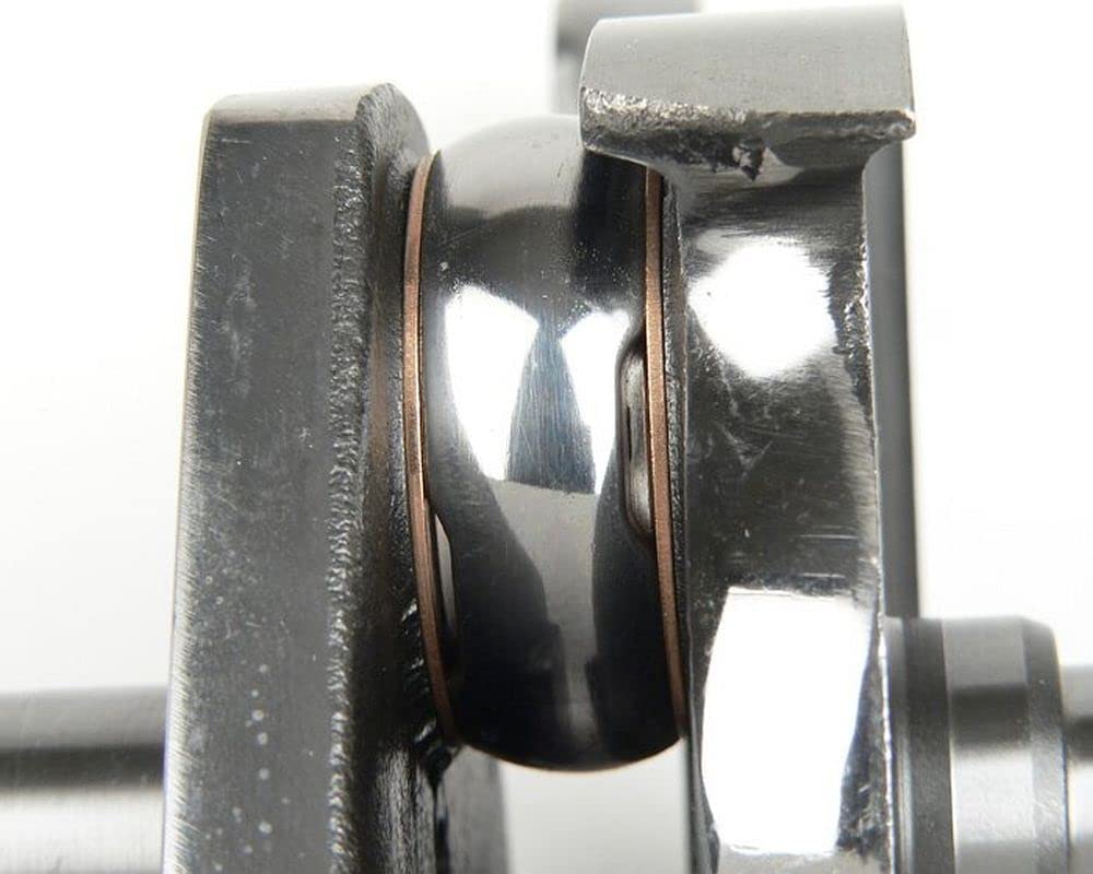 BGM Kurbelwelle Racing Drehschieber, 20mm Konus, kompatibel für Vespa PK50 XL Ersatz Rennwelle