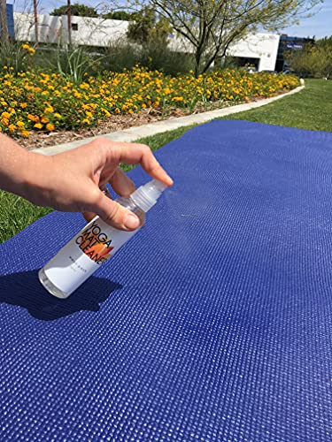 All Natural Yoga Mat Cleaner | Yoga Mat Spray – Biodegradable, Made in the USA - Eco Friendly Exercise Mat Wash & Deodorizer for Pilates, Yoga, Cross Fit