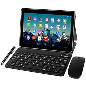 TOSCIDO Tablet 10 Zoll 4G LTE M863 Android 11 Tablets PC,4GB/RAM,64GB/ROM,Otca Core,Dual SIM,WiFi,Bluetooth Tastatur…