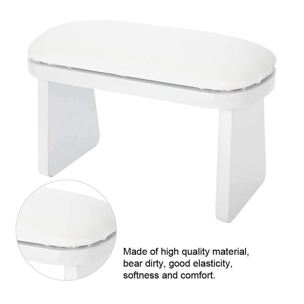 Dioche Reposabrazos para uñas, almohada de mano de piel de microfibra para manicura, cojín profesional para reposar uñas, estación de escritorio para reposabrazos, salón de manicura, 11.8 x 5.9 x 5.9