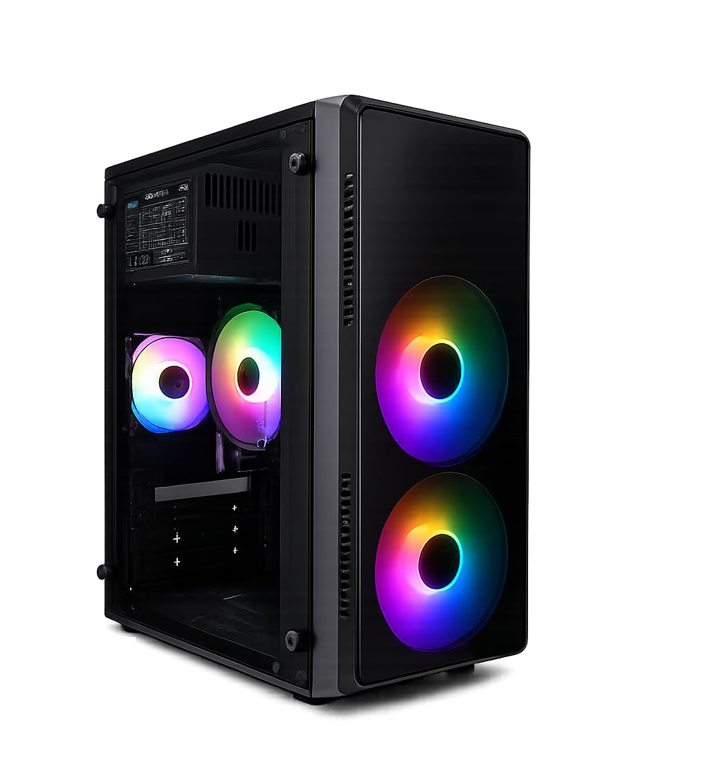 Computer CPU For Desktop PC i5 4th Genration | 8 GB DDR3 RAM | 256GB NVMe SSD | H81 MB licensable Windows10/HDMI/VGA/Ethernet/HD Graphics 4600/USB 3.0) Basic Software Installed/Wi-Fi Dongal-BLACK-image-18
