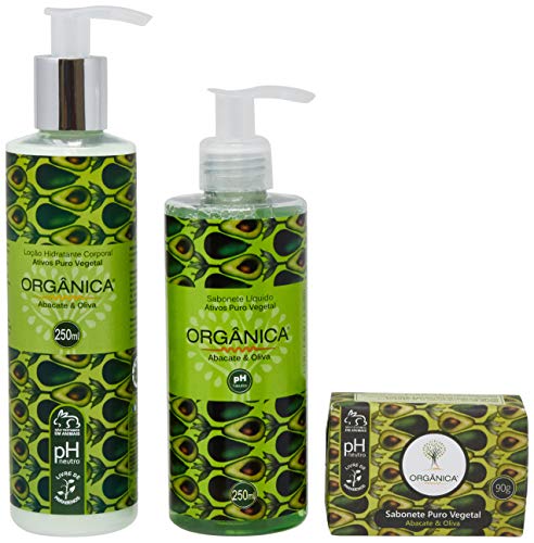 Kit Banho Orgânica Meu Momento Abacate & Oliva, Organica
