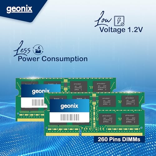 Image of Geonix 8GB DDR4 Laptop RAM 3200 Mhz, 5 Years Warranty