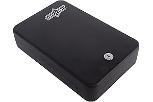 Surelock Security Nighthawk XL Mobile Lock Box-Key - Black