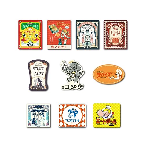 オビワンレトロ郵便　オッポ商店　スタンプ　ステッカー　マスキングテープ オビワンレトロ郵便 オッポ商店 スタンプ ステッカー マスキング