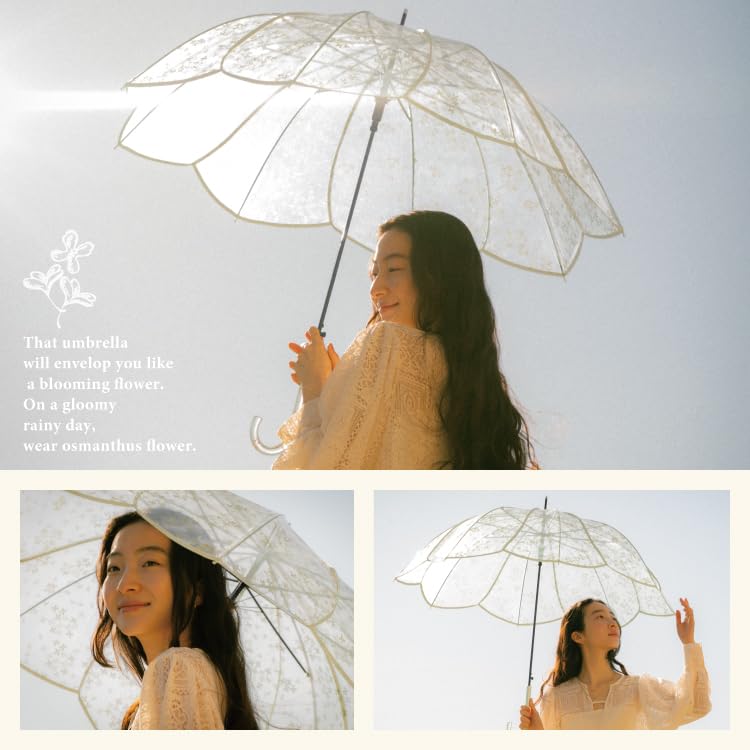 Amazon.co.jp: Wpc. ［ビニール傘］キンモクセイアンブレラ ゴールド