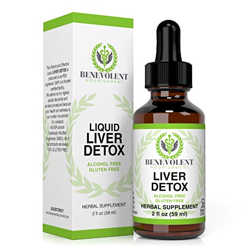 Liver Cleanse – Organic Milk Thistle and Natural Herbal Blend. Potent Liquid Drops