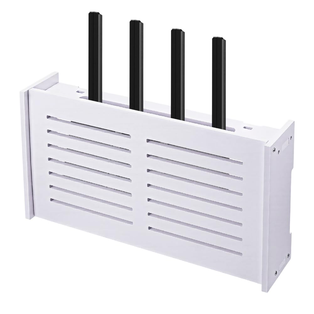 Boîte de rangement pour routeur WiFi cache-câble et boîte pour modem