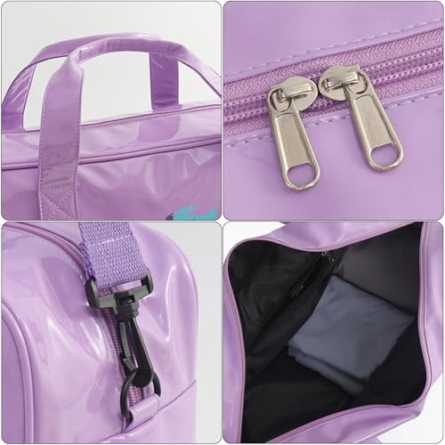 Sac de voyage polyvalent noir avec compartiment chaussures imperméable
