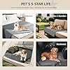 gogobunny 3X Stronger Waterproof Pet Blanket, Scratch Proof Furniture Protector for Dogs Cats, Reversible Cover 30x70 Inch, Dark Grey/Light Grey #1