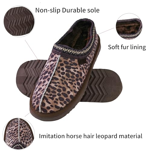 Women's Platform Slippers Winter Mini Boots Anti-Slip Suede Slip on Women Sneakers Fur Lined House Slippers for Indoor Outdoor2