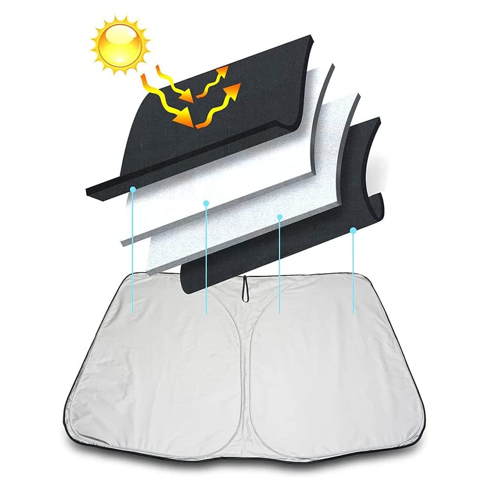 Auto Voorruit Zonnescherm voor Lexus GS GS250 GS300 GS350 GS300H GS450H, Opvouwbare Zonnescherm Voorruit Zonneklep Beschermhoes Voorruit Zonnebrandcrème Blokken Uv-stralen Accessoires