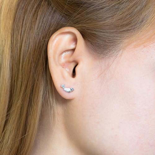 Boma Jewelry Sterling Silver Sitting Bird Stud Earrings2