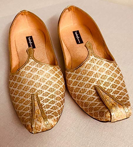 gold casual shoes