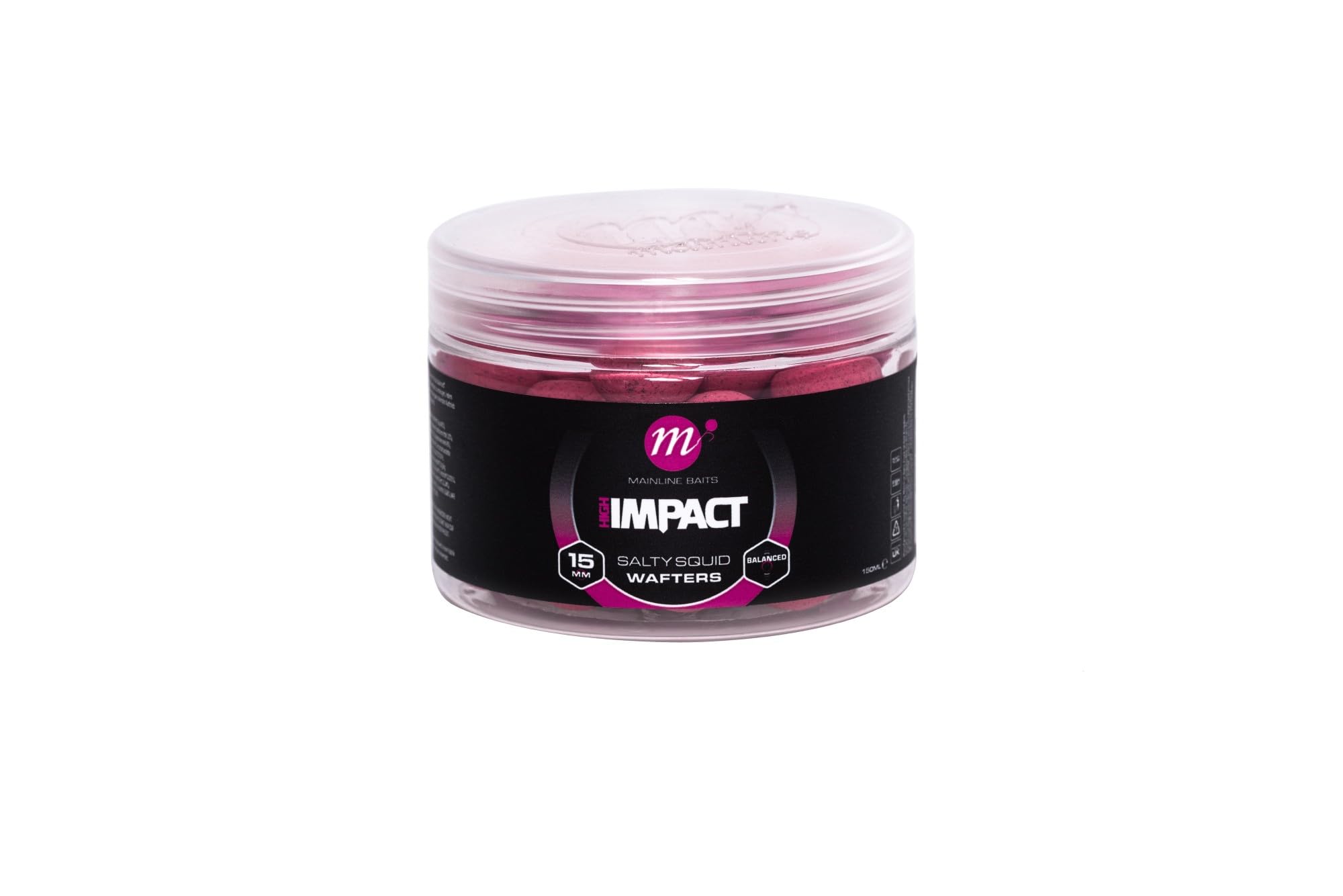 Mainline Baits High Impact Wafters 15mm Salty Squid 150ml