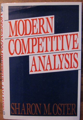 Modern Competitive Analysis 0195058453 Book Cover