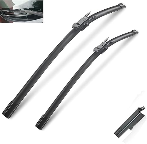 Limpiaparabrisas delantero de automóvil compatible con Peugeot 307 Hatchback 307CC 307SW parabrisas limpio ventana coche lluvia cepillo 28 pulgadas