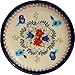 Polish Pottery Plate 7.5 Inch From Zaklady Ceramiczne Boleslawiec #Gu-814-214 Art Unikat Signature Pattern, 7.5 Inch Diameter