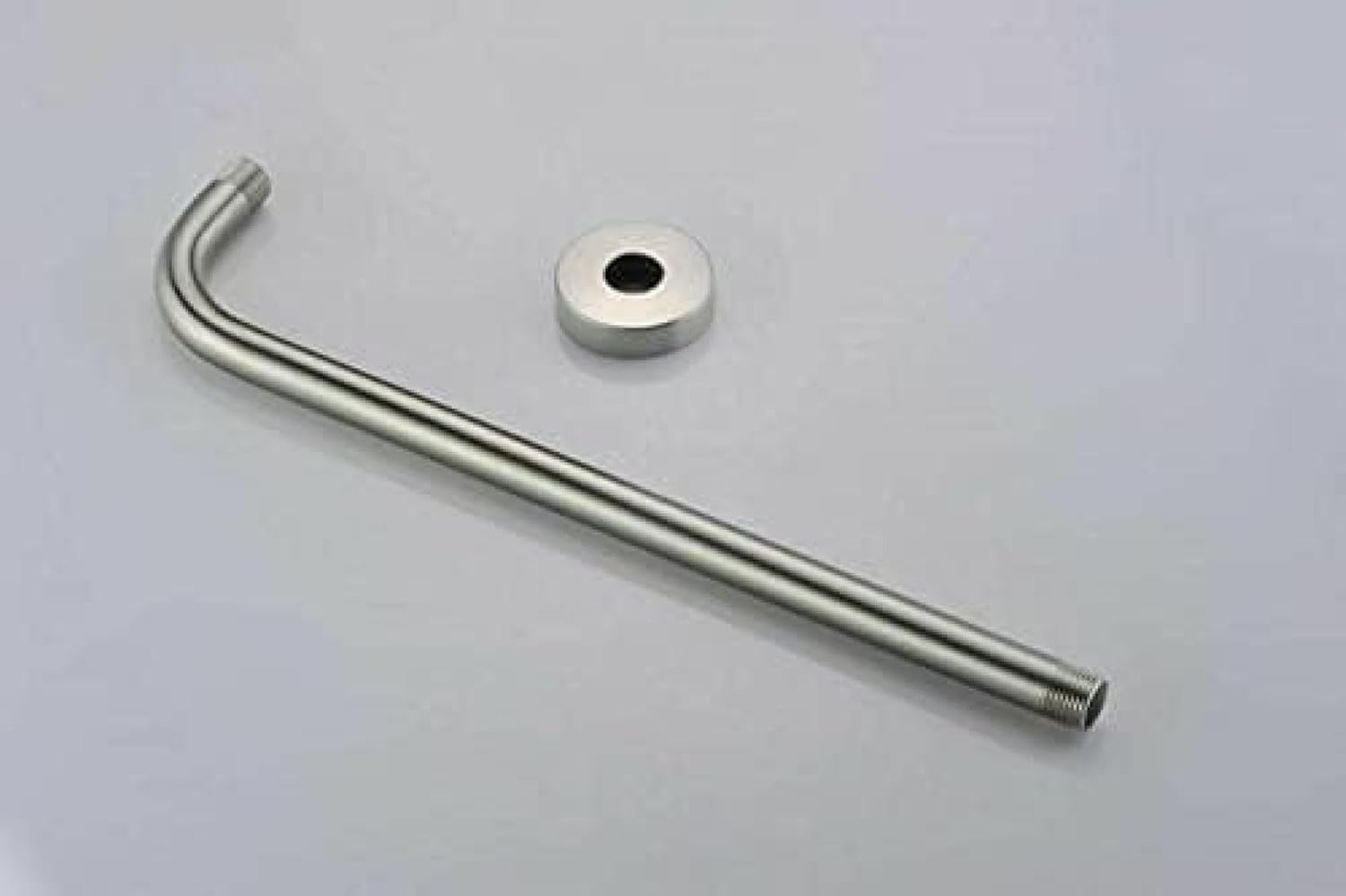 Wall Mounted 10 Inch Rainfall Shower Faucet Set Combination Brushed Nickel Bathtub Nozzle with Valve