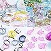 Jeteven 59 Pcs Silicone Casting Molds Resin Jewelry Molds,Resin Jewelry Making Kit Epoxy Resin Mold Including Pendant, Bracelet, Earring, Ring Molds