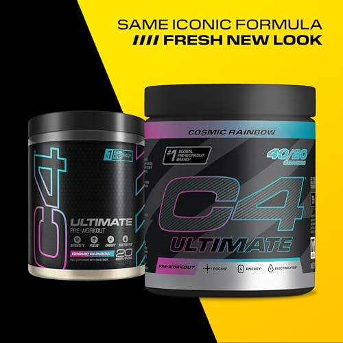 C4 Ultimate Cellucor 520g goût Cosmic Rainbow pour une endurance décuplée - 2