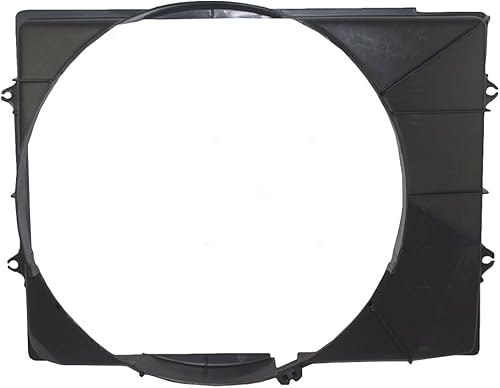 Brock Cubierta superior del ventilador de refrigeración del radiador compatible con camioneta de 4 cilindros 16711-35020 TO3110101