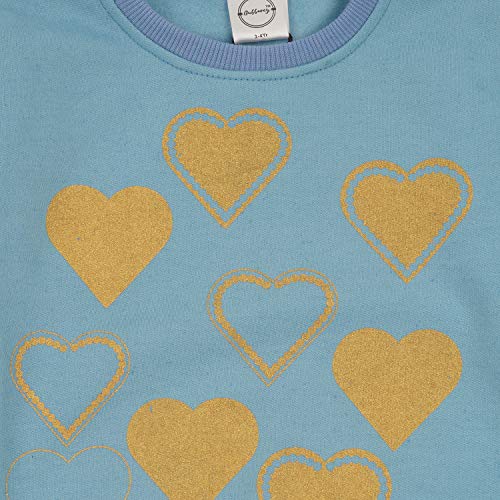 Image of Gubbarey Girl's Fleece Sweatshirt (SS1053 Blue 6 7 Years)