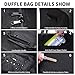 Urbanstand 52 Inch Extra Large Duffle Bag for Travel, 190L Sports Gear Storage Bag with 2-way Lockable Zippers, Long Duffel Bag for Tent Camping Moving tripod (Black)