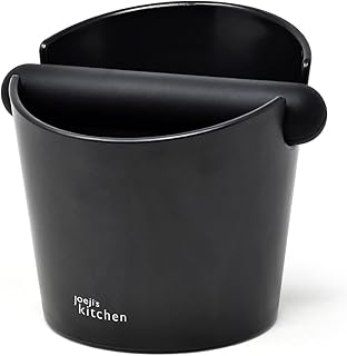 Joeji's Kitchen Knock Box Contenitore caffè Contenitore per caffe in plastica ABS ecologica - accessori per macchine da caffè antiscivolo di qualità - Contenitore cialde caffe espresso