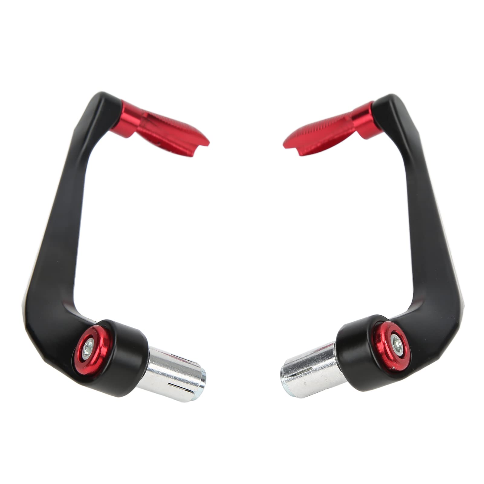 Protezione Leve Moto in Lega di Alluminio 2 Pezzi Set Manubrio Freno Frizione per Mountain Bike (Rosso)
