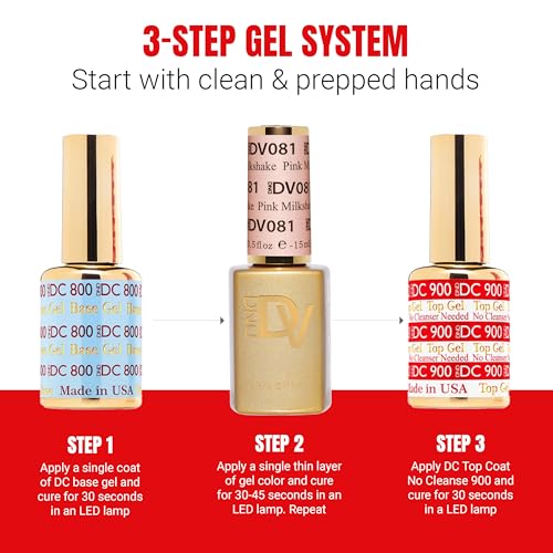 Set de Esmaltes Gel DND Coquette Collection 0.5 Fl Oz miniatura 5