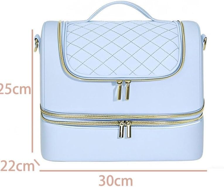 Large Capacity Portable Makeup Nail Polish Storage Bag Travel Crossbody Single Shoulder Art image 5