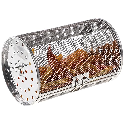 Cesta de Inoxidable Freidora de Aire de Asar con Puerta Móvil Accesorios de Cocina Hornear y Snacks Compatible