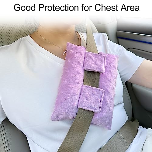 Image of Little Port Pillow Heart Surgery Pillows for Chemo Port After Open Heart Surgery Recovery Gifts Bypass Pacemaker Must Haves Protector Cushion Minky Dot Lavender