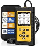 OBDMATE OBD2 Scanner Diagnostic Tool for GMC/Buick/Chevrolet/Cadillac, OM507 All Systems Diagnostic with 12+ Resets (Oil/ETC/EPB/ABS/SAS/BAT Register...), Full OBDII Functions Read&Erase Fault Codes