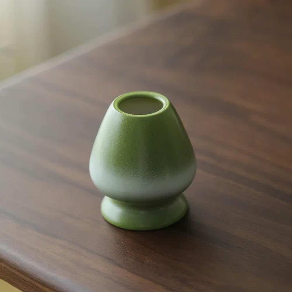 Juego de Matcha de Viaje 5 Piezas Diseño Compacto y portátil, tazón de cerámica Japonesa, Kit de Matcha para Ceremonia del té al Aire Libre